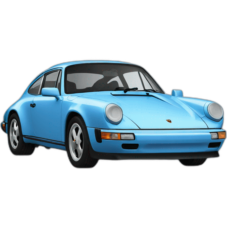 Blue Porsche  emoji