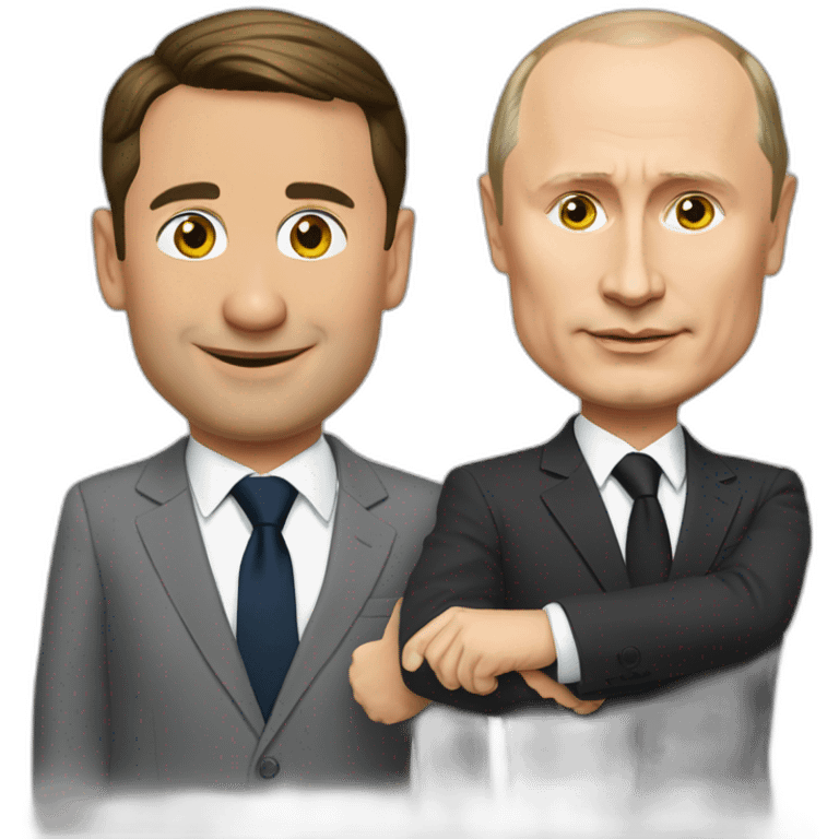 Zelensky and Putin emoji