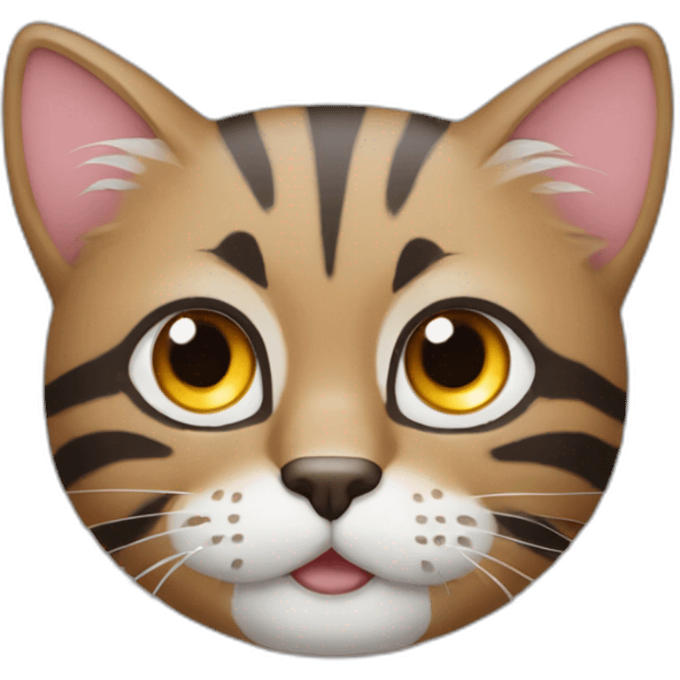 Gato riendo con lágrimas en sus ohos emoji