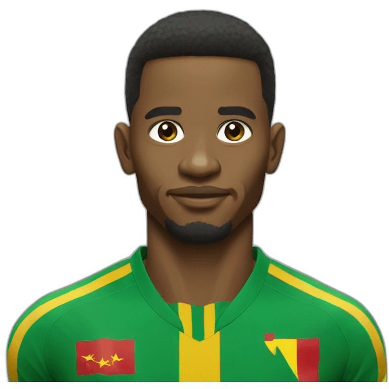 eto'o in cameroon jersey emoji