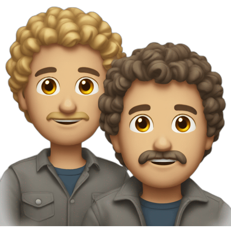 Larry moe and curly emoji