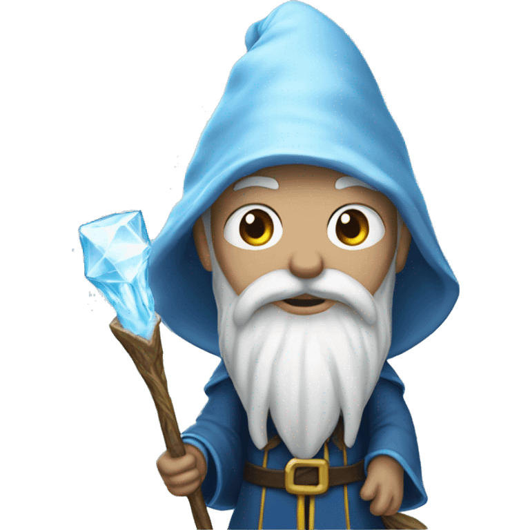 Wizard with ice powers emoji