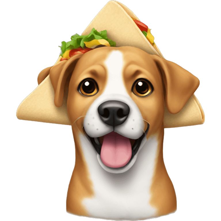 Dog taco emoji