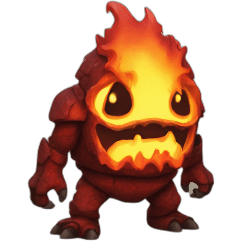 Fire golem emoji