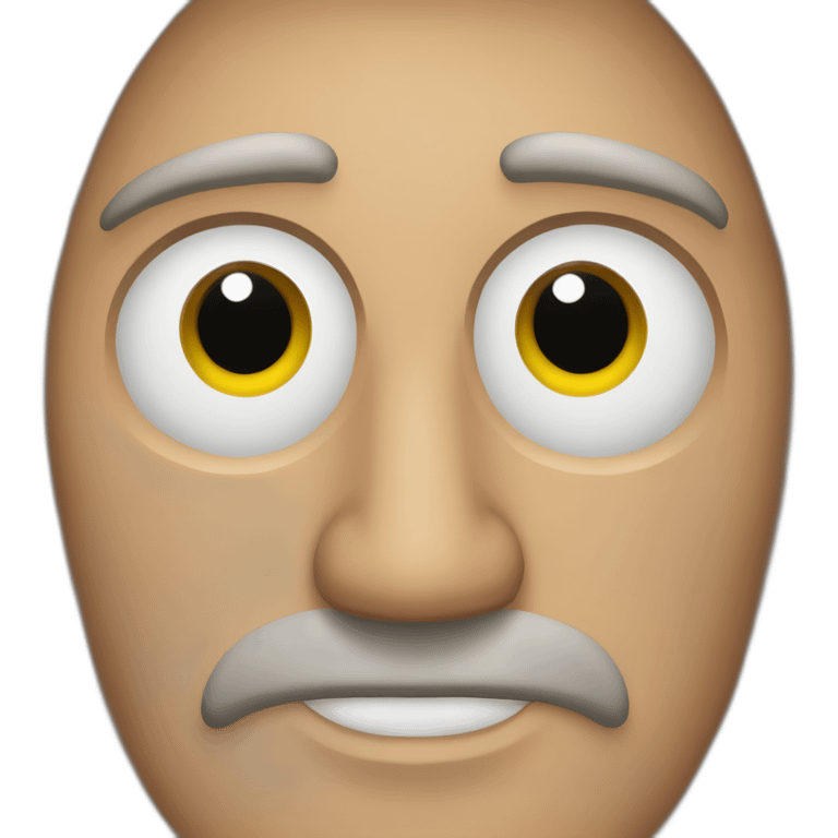 Señor de Ojos saltones emoji