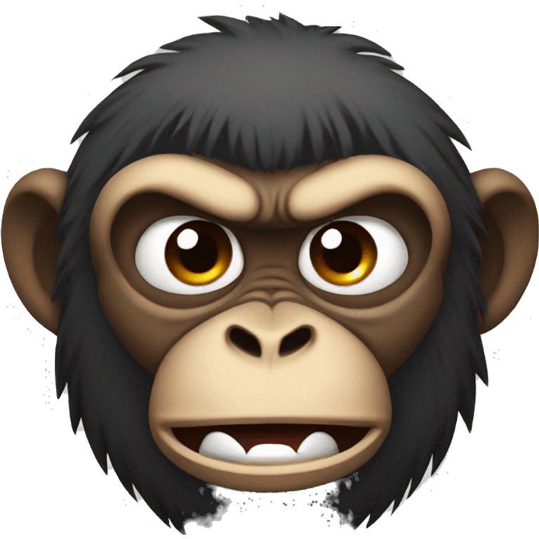 Monkey angry  emoji