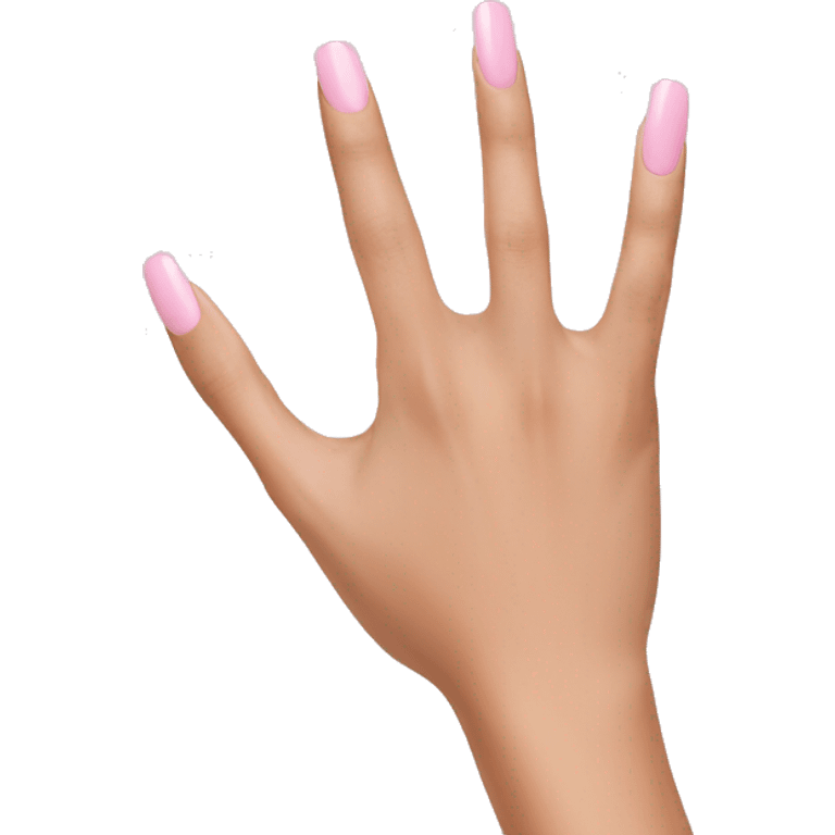 Light pink nails emoji