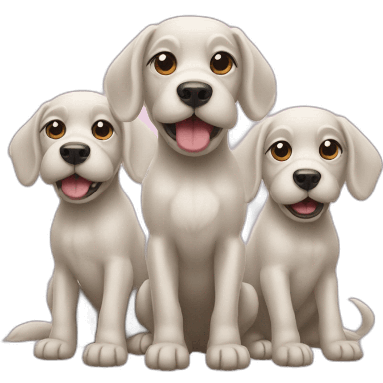  Three headed dog emoji