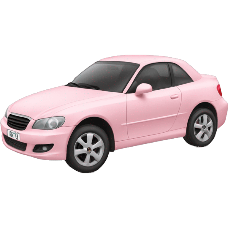 Pale pink car emoji