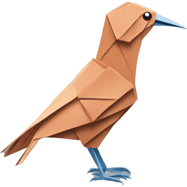 bird origami emoji