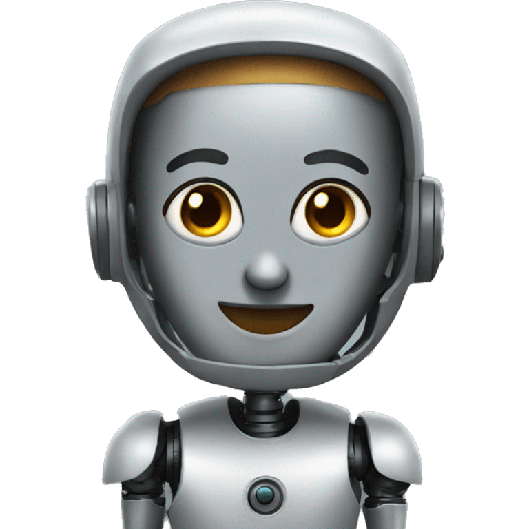 Robot grammar teacher emoji