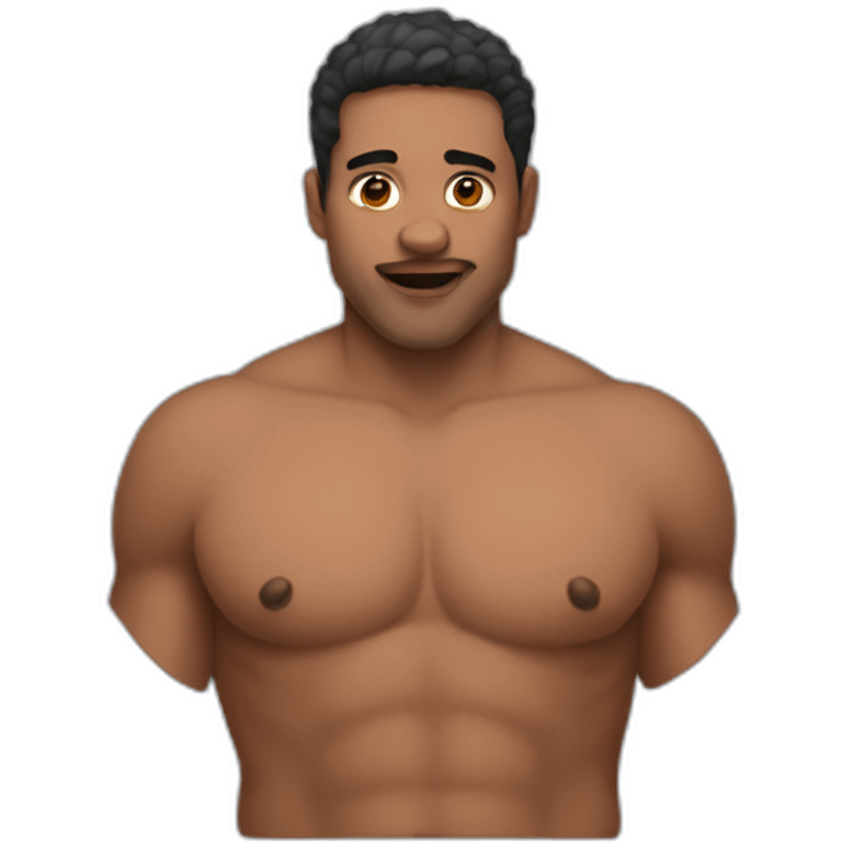 male boobs emoji