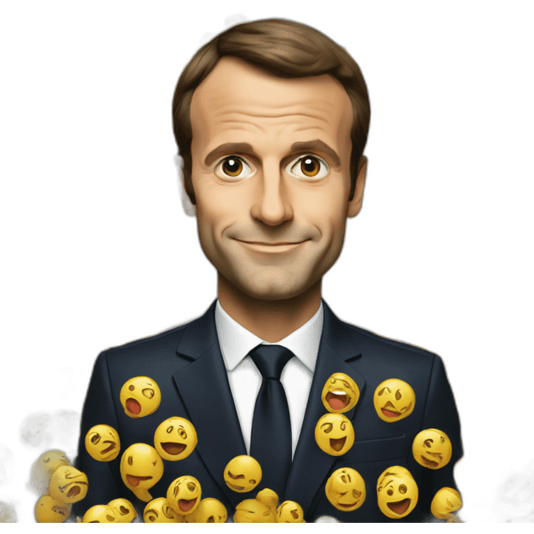 Emanuel Macron emoji