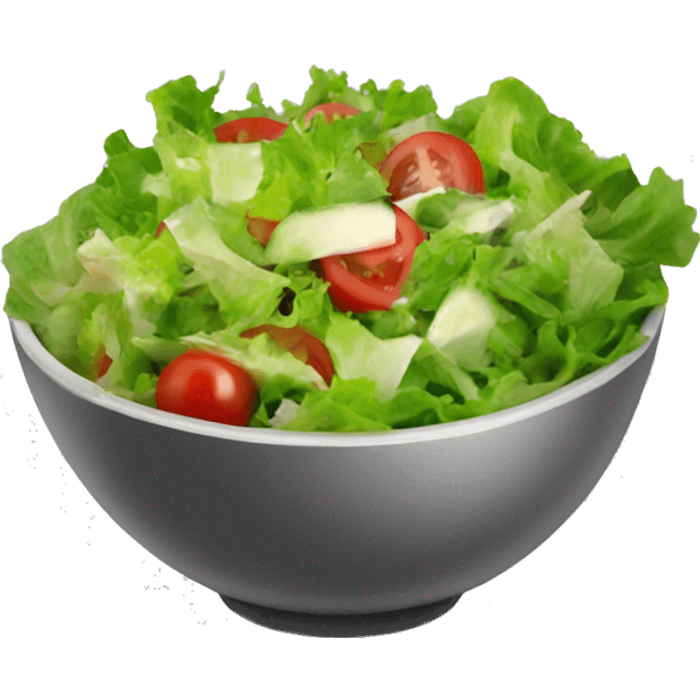 Bowl of ionised salad emoji