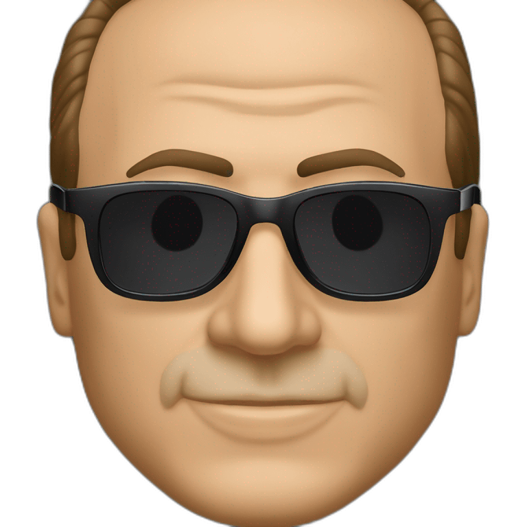 Silvio Berlusconi sunglasses emoji