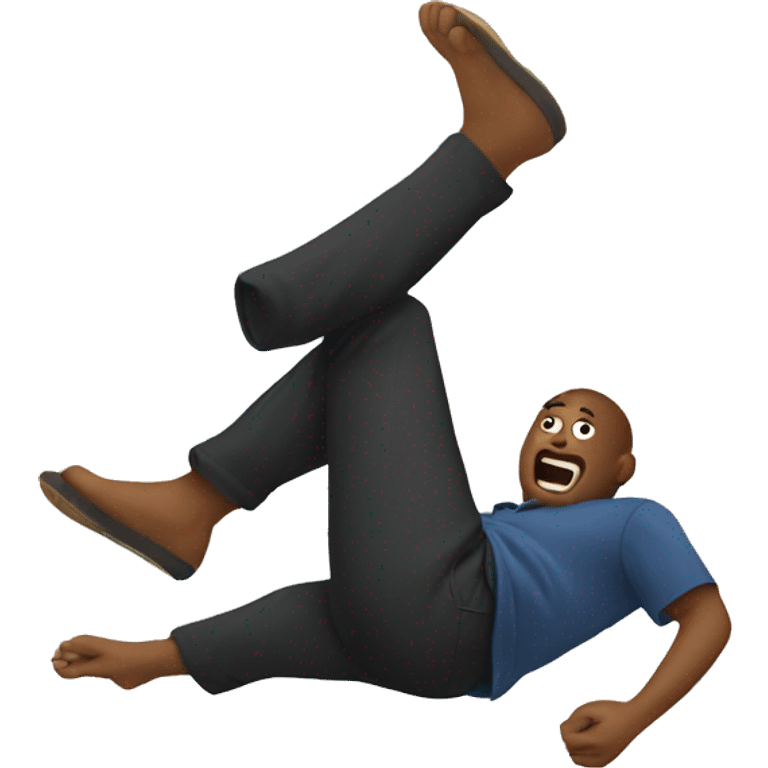 person falling backwards  emoji