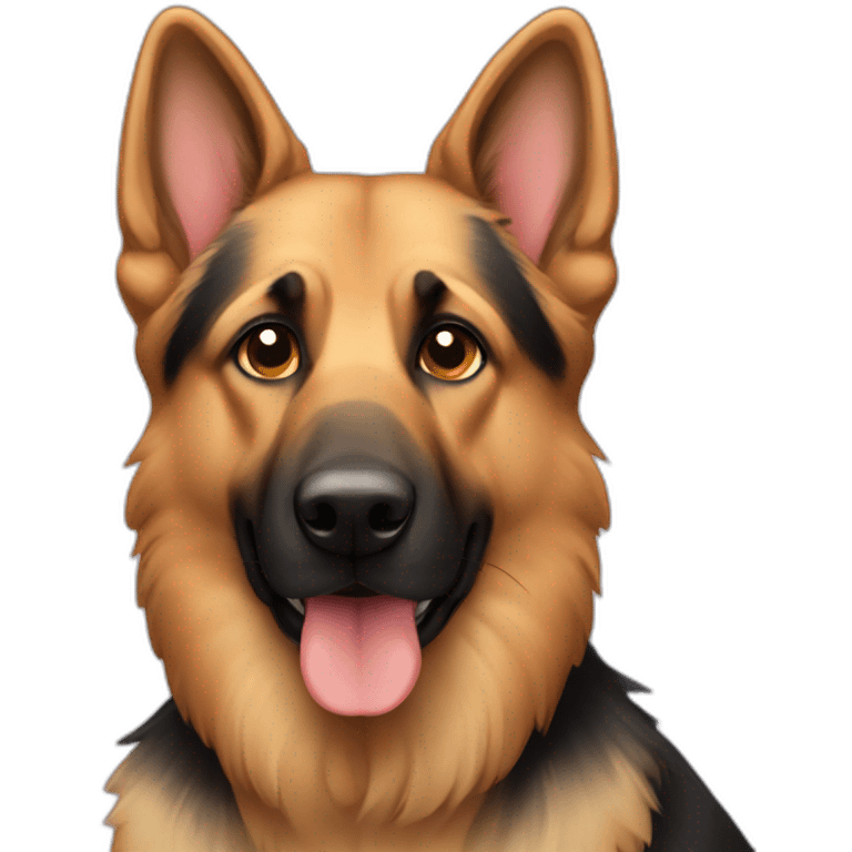 german sheppard  emoji