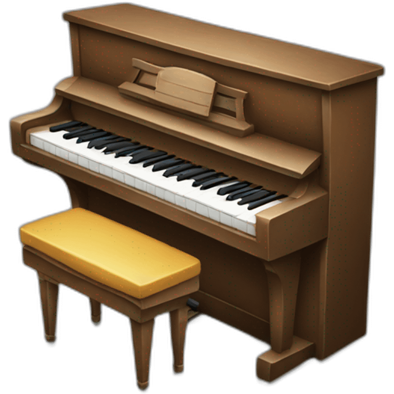 Car playing piano emoji