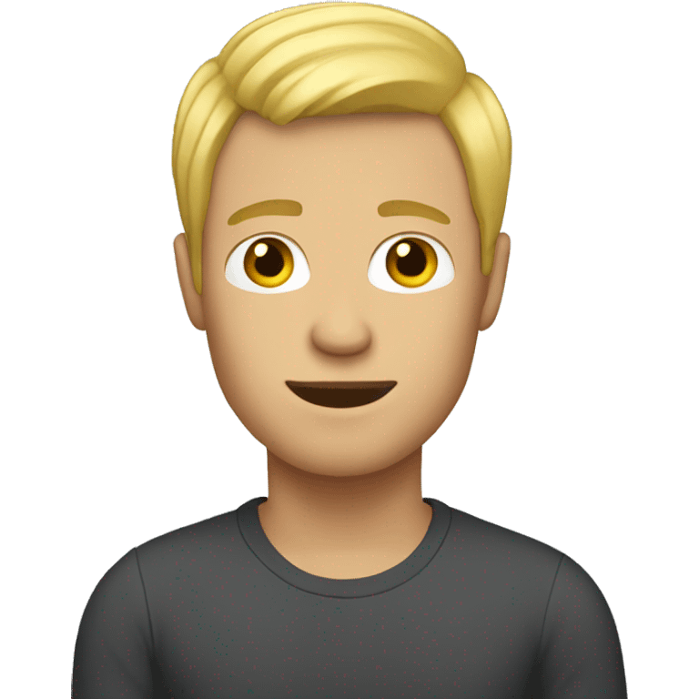 blonde man emoji