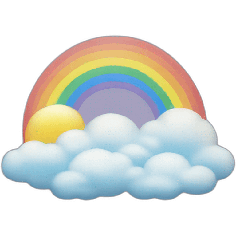 Cœur arc en ciel emoji