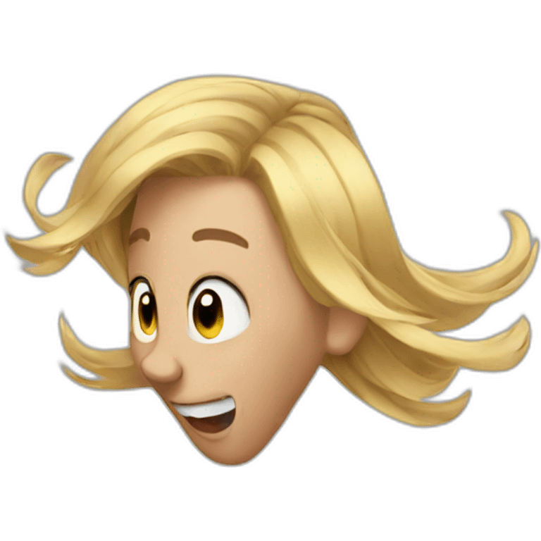 Hair flip emoji