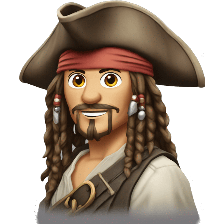 Jack sparrow qui boit du Rome  emoji