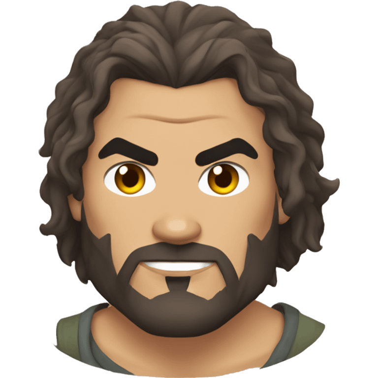 jason momoa cartoon wearing tee emoji