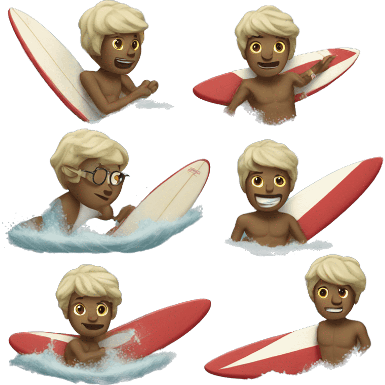 surfing notes emoji