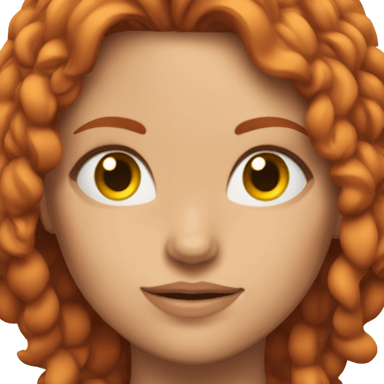 Muscular girl ruiva emoji