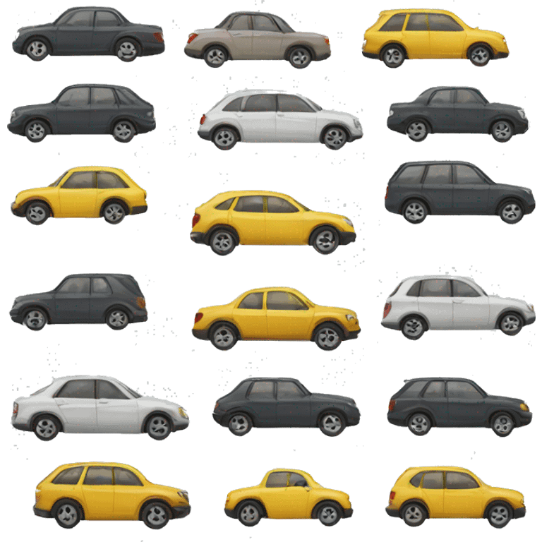 People cars emoji