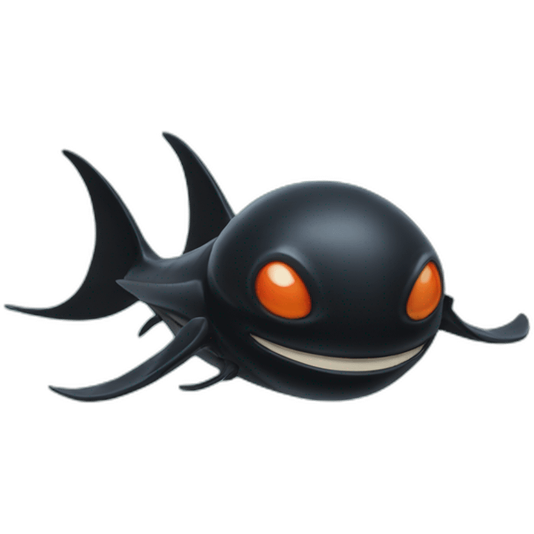 Black manta emoji