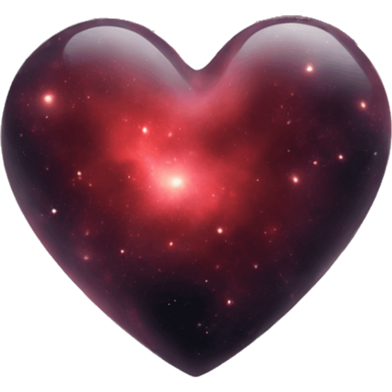 dark red galaxy heart emoji