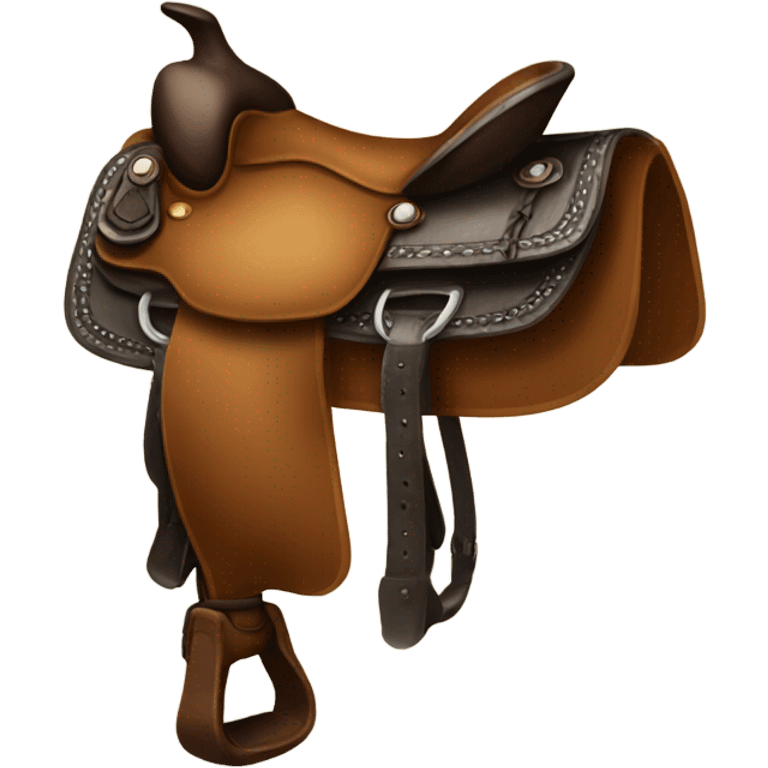 a western saddle emoji