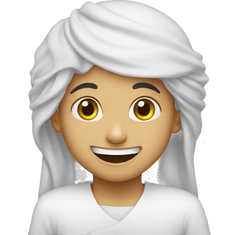 saudi arabian Laughing kid emoji