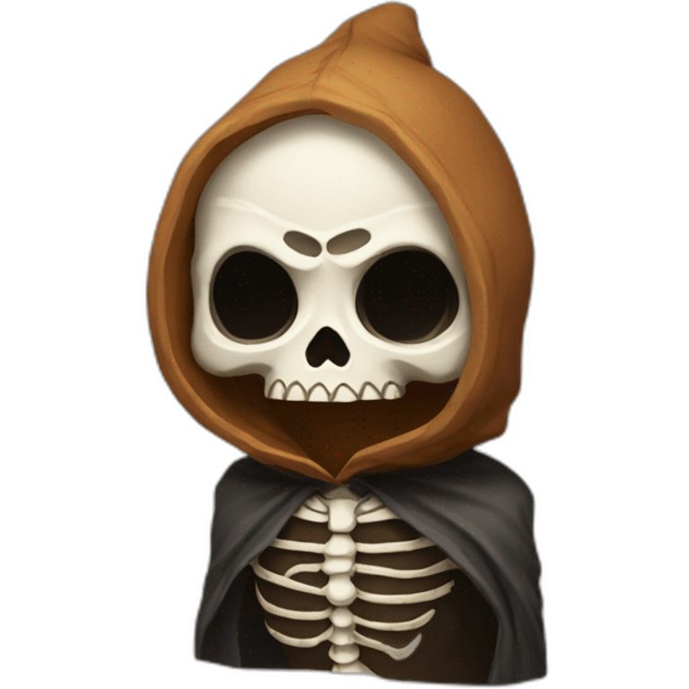 Calavera con capucha emoji