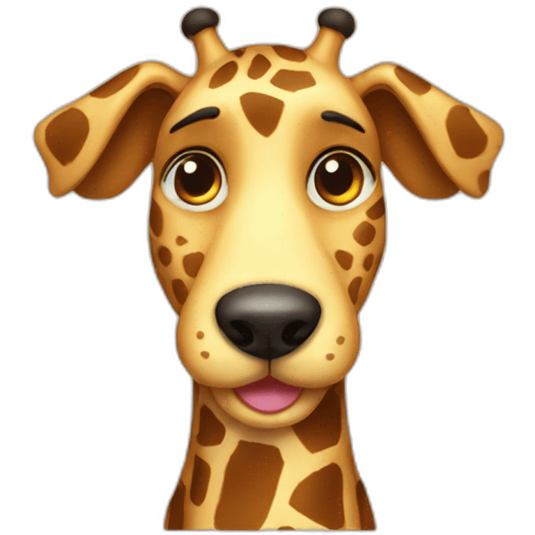 giraffe dog emoji