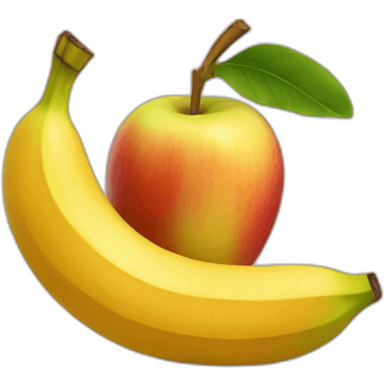 banana with two apples emoji