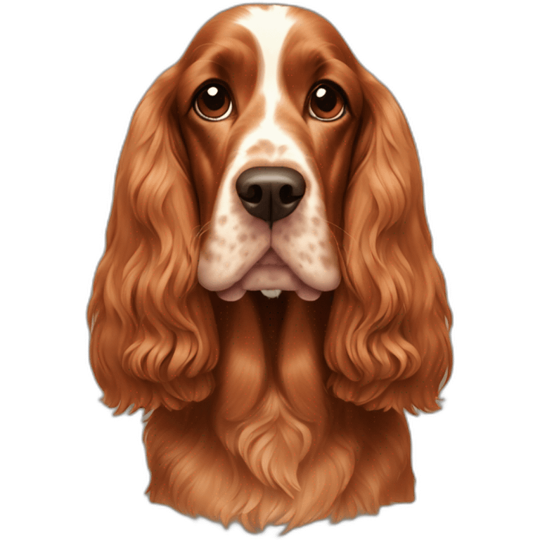 All Ginger, English Cocker Spaniel emoji