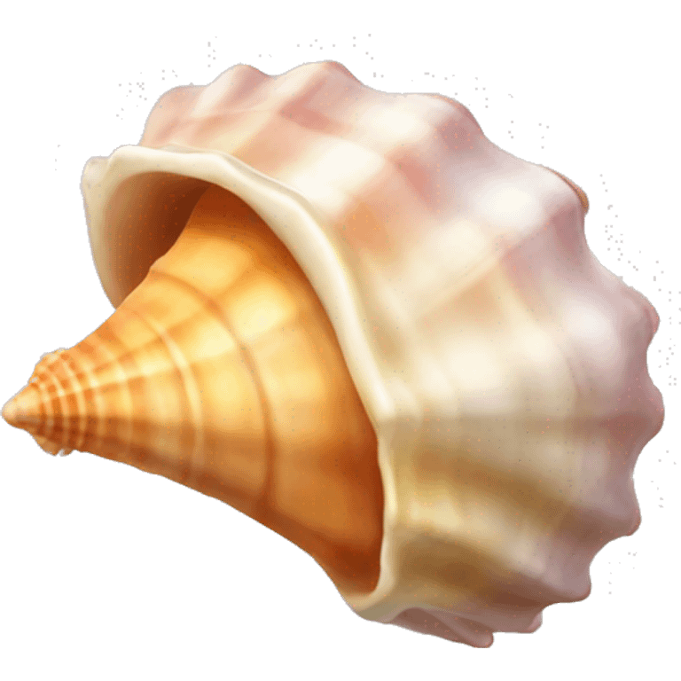 Conch seashell emoji