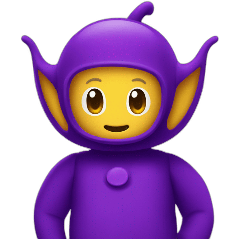 Teletubby tinky-winky emoji