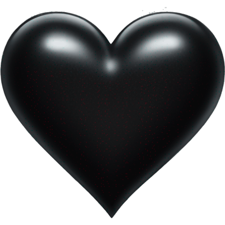 Black heart with shine emoji