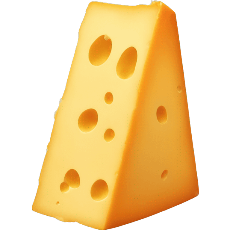 Cheddar cheese no holes emoji