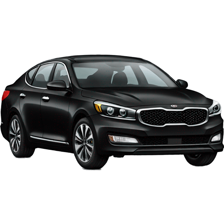 Black Kia k5 emoji