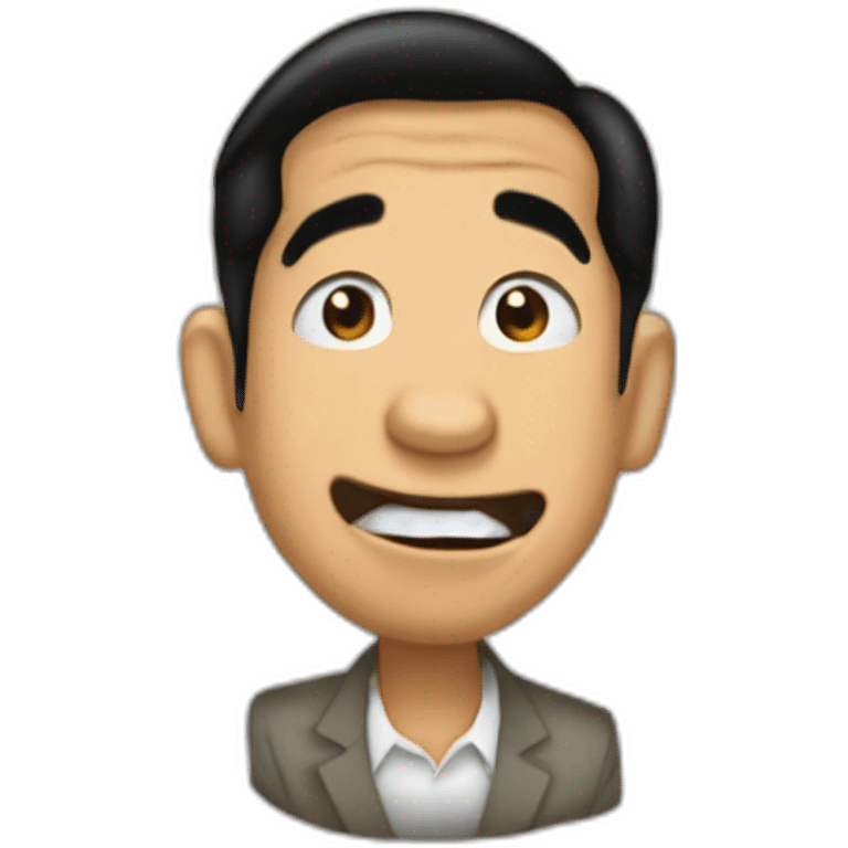 Jokowi Peek a boo emoji