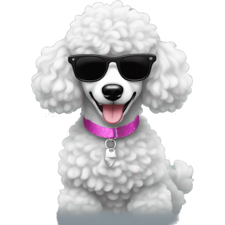 partying poodle emoji