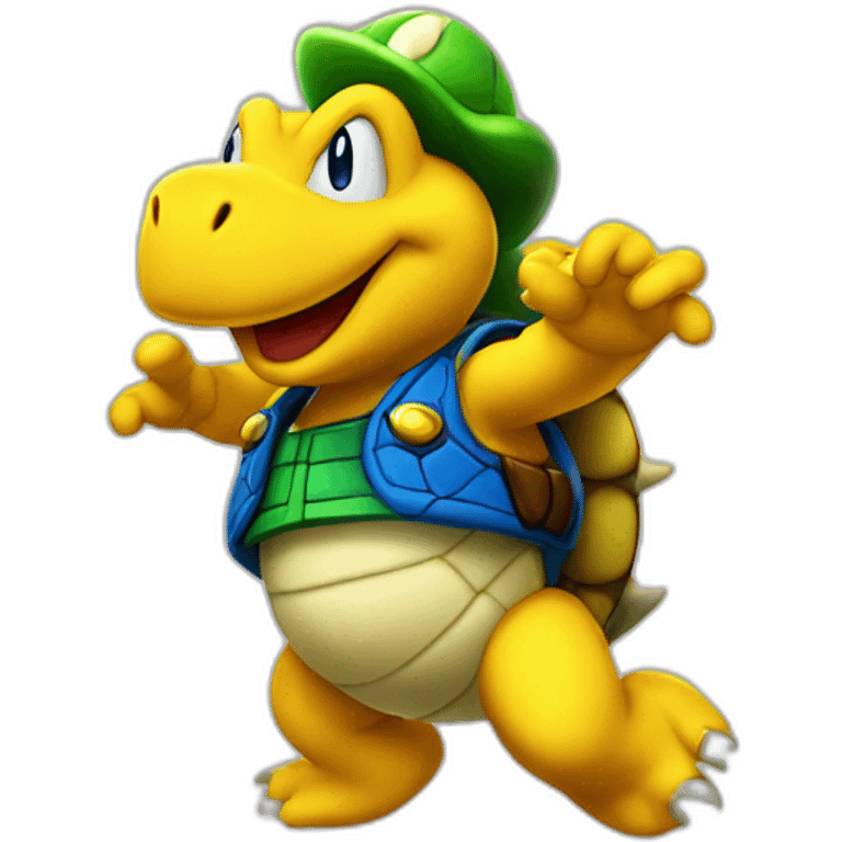 Koopa troopa dancing emoji