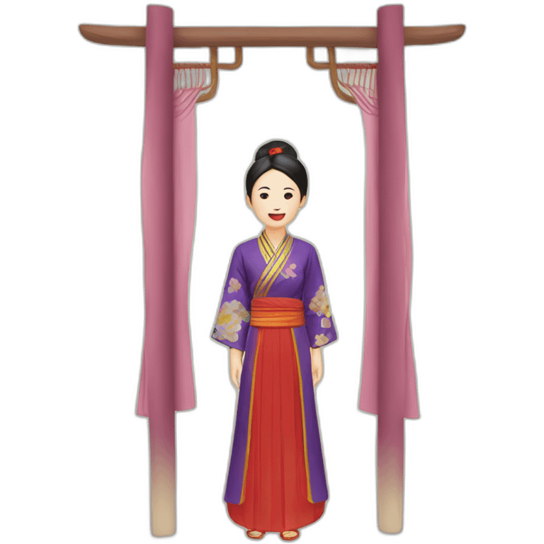 ao đại vietnamese dress emoji