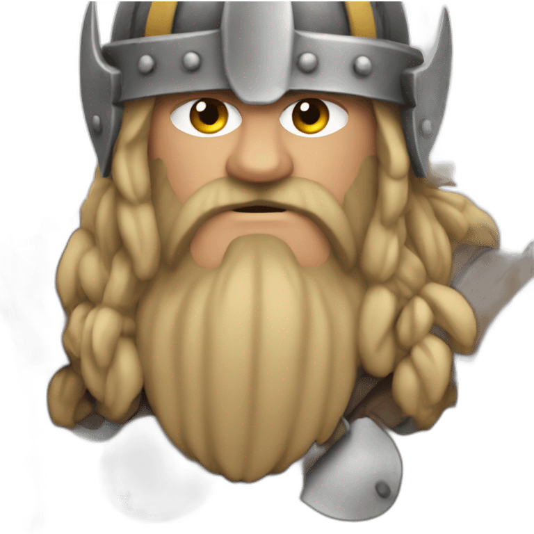 viking with muscles emoji