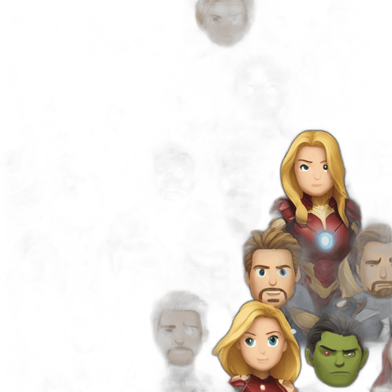 Avengers rassemblement emoji