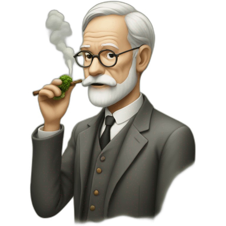 freud getting high emoji